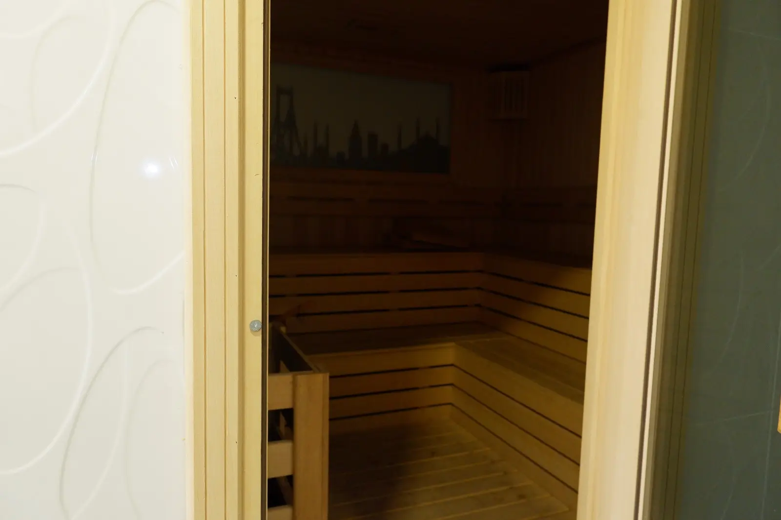 Sauna area